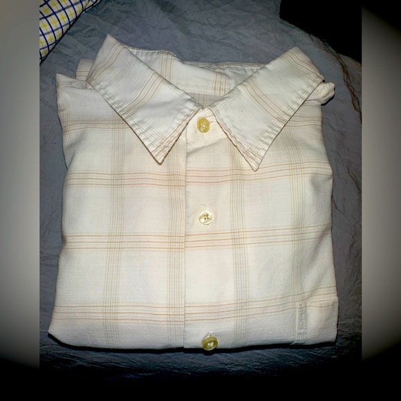 Mens Van Heusen XL short sleeve Sports Shirt 17 1/2 -5 - Picture 1 of 6